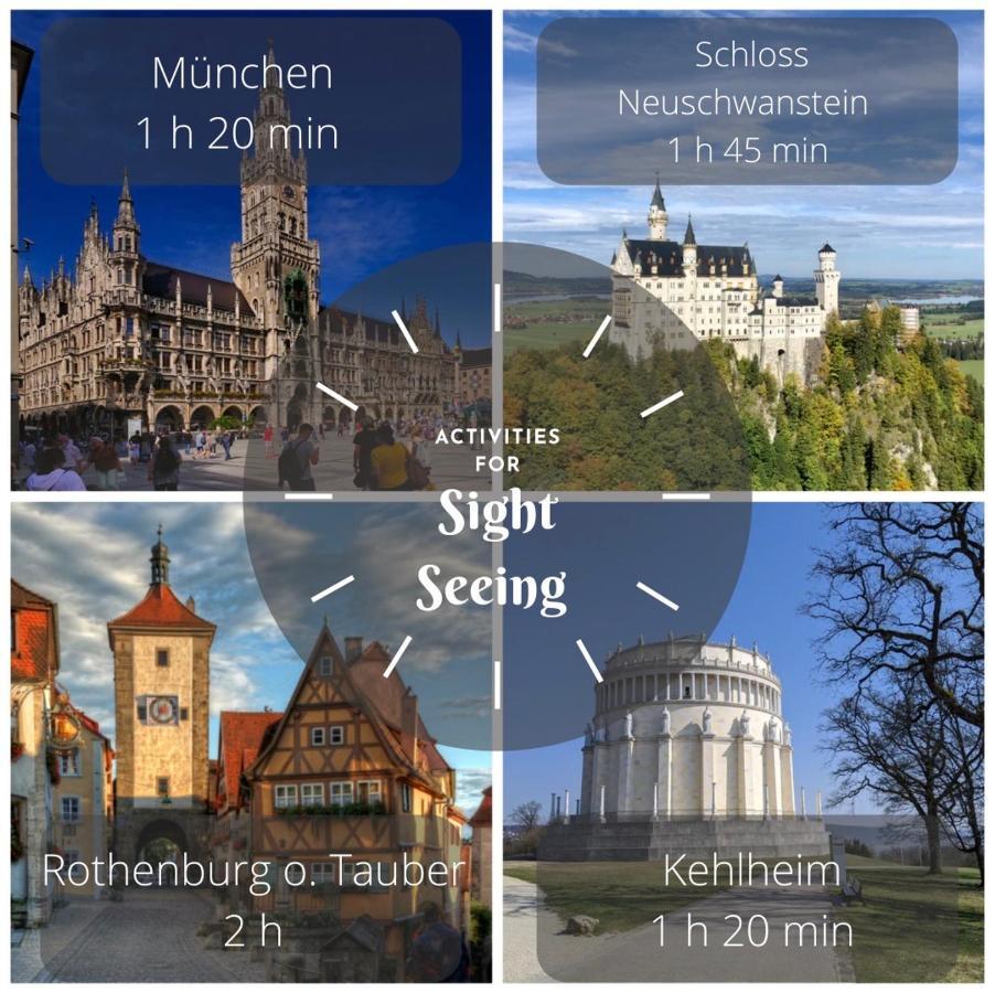 Schones Landleben An Den Lechauen Apartment Thierhaupten ภายนอก รูปภาพ